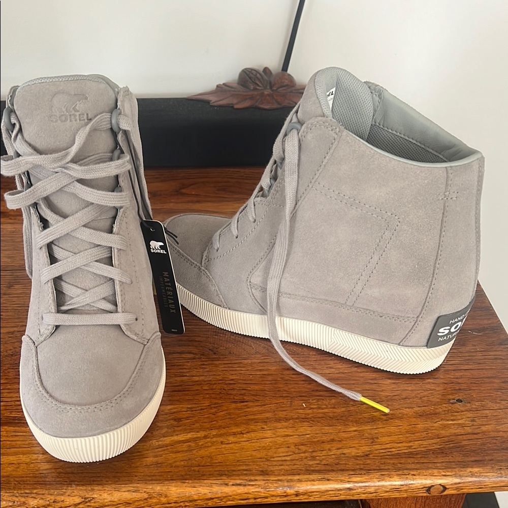 Sorel Gray High-Top Out-N-About Sneakers